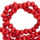 Wooden beads round 4mm Mars red
